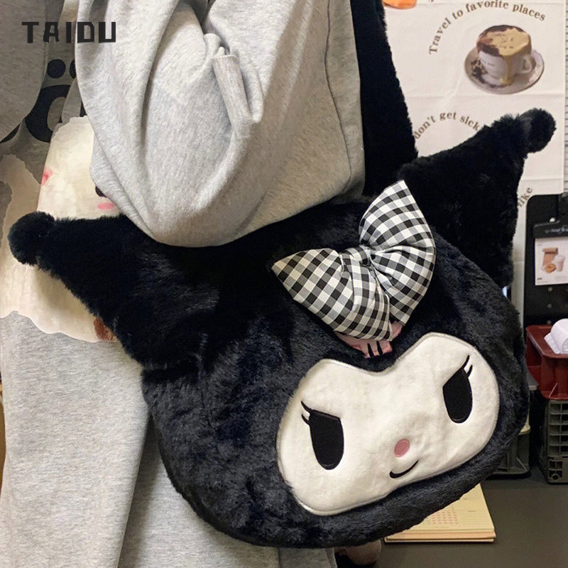 Taidu Sanrio กระเป๋าสะพายไหล่ กระเป๋าถือลําลอง จุของได้เยอะ แฟชั่นสําหรับสตรี