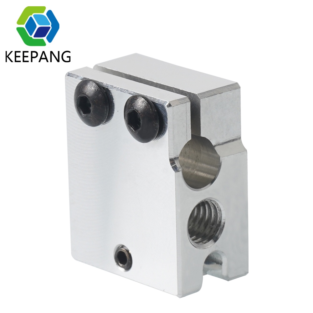 E3D Volcano Heater Block PT100 Hotend For Cartridge Type Silicone V6 Extruder Heated Aluminum Block 