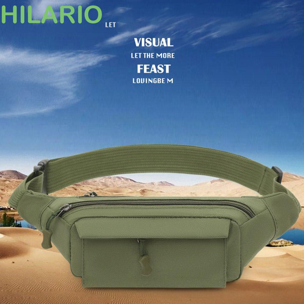 Hilario กระเป๋าคาดเอว ผ้าออกซ์ฟอร์ด กันน้ํา จุของได้เยอะ ทนทาน สําหรับปีนเขา