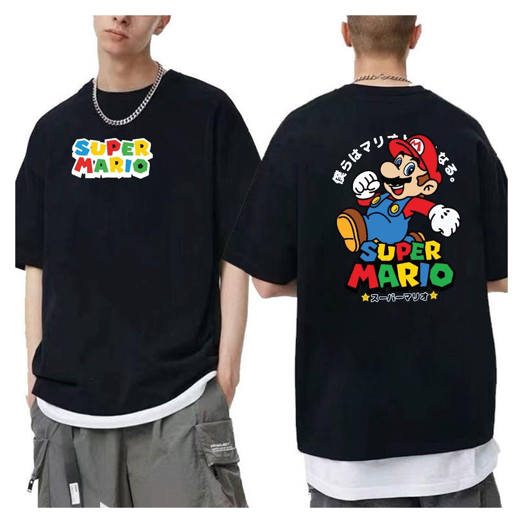รหัส10 ลายซุปเปอร์ มาริโอ ผ้า Premium Cotton Semi 100%
