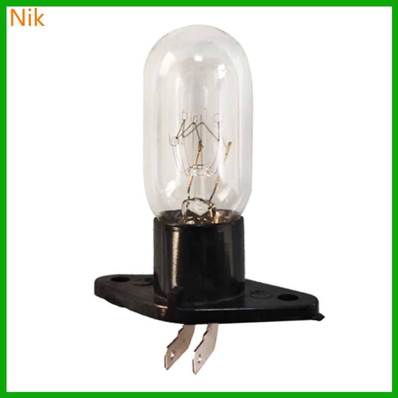 2A 240V 25W Microwave Oven Bulb Refrigerator Lighting Bulb Base with Holder