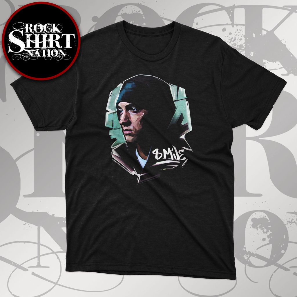 ยินดีต้อนรับ a เสื้อยืด พิมพ์ลายวงร็อค Eminem 8 Mile สําหรับผู้ชาย