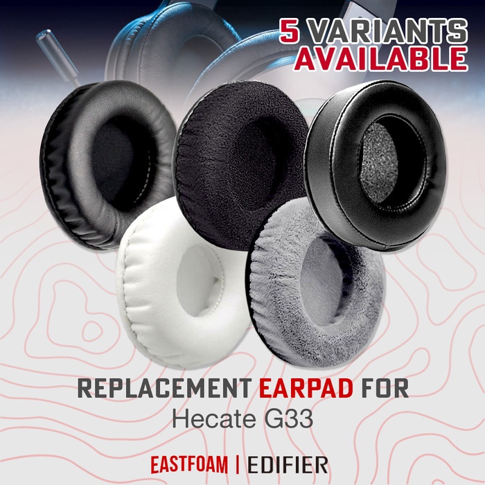 Earpad Earcup Edifier Hecate G33 G 33 แผ่นโฟมแผ่นรองหูฟังโฟม