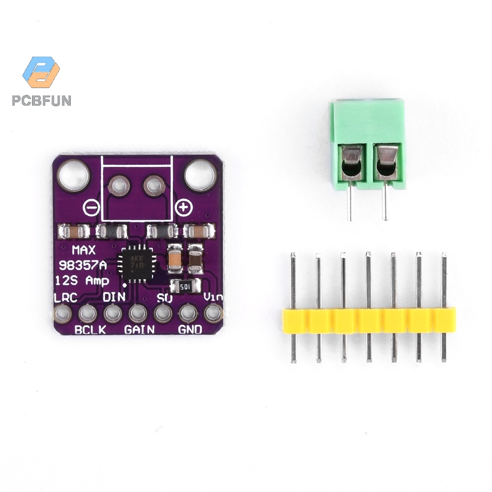 Pcbfun Max98357 I2s 3 . 2 W บอร์ดโมดูลขยายเสียง ไร้ตัวกรอง สําหรับ Raspberry Pi Esp32
