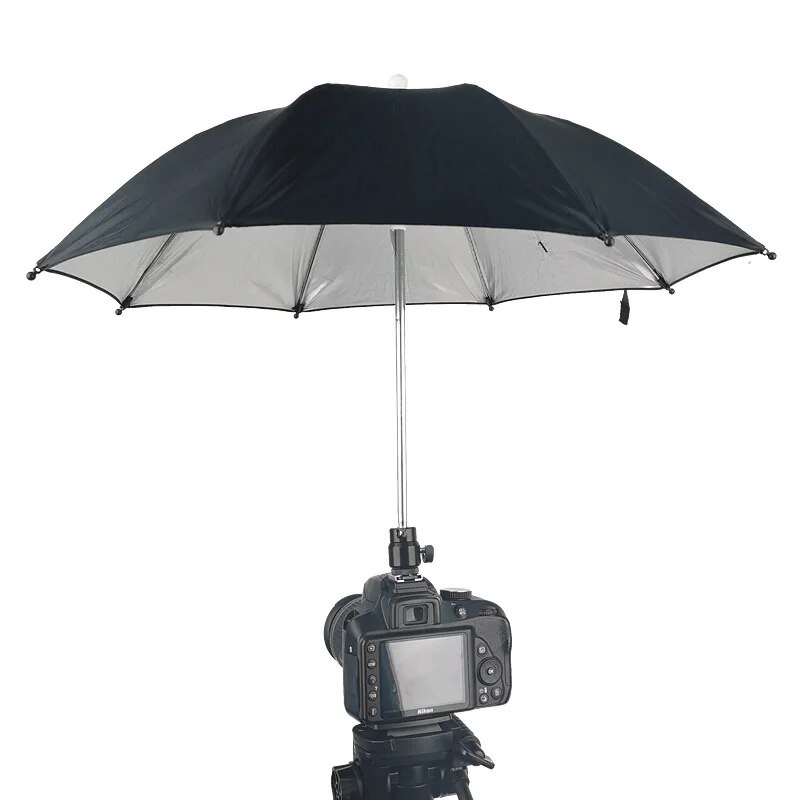 1PC 50CM Black Dslr Camera Umbrella Sunshade Rainy Holder For General Camera Photographic Camera Umb
