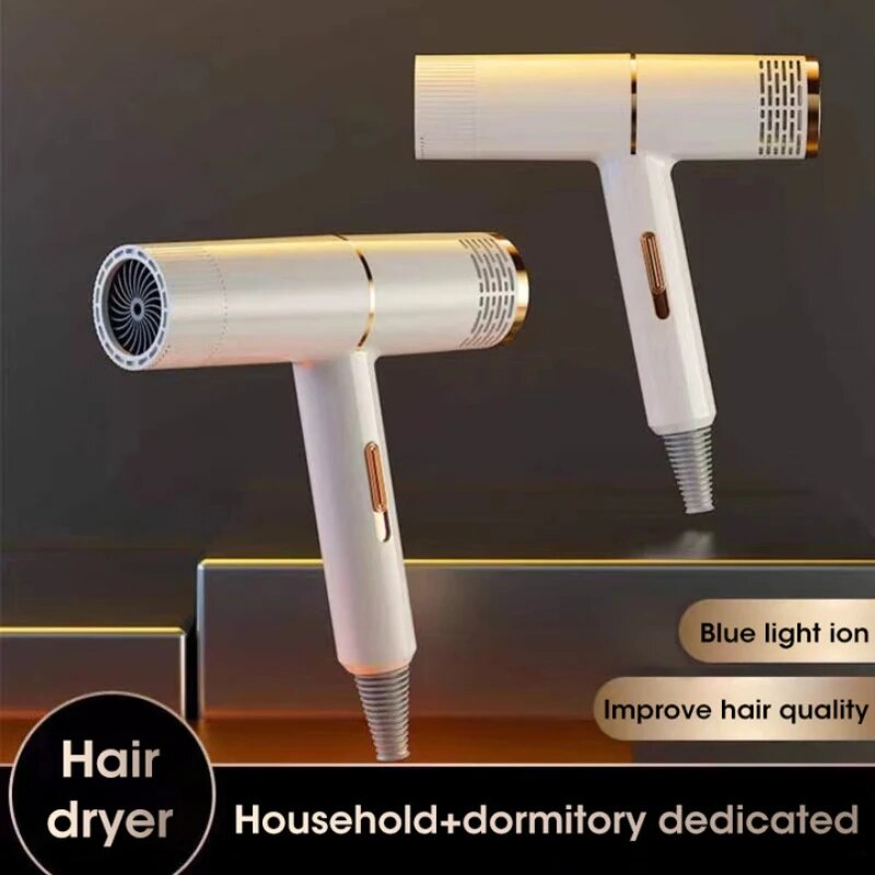 Professional Hair Dryer Strong Wind Salon Dryer Hot Air and Cold Air Wind Negative Ionic Hammer Blow