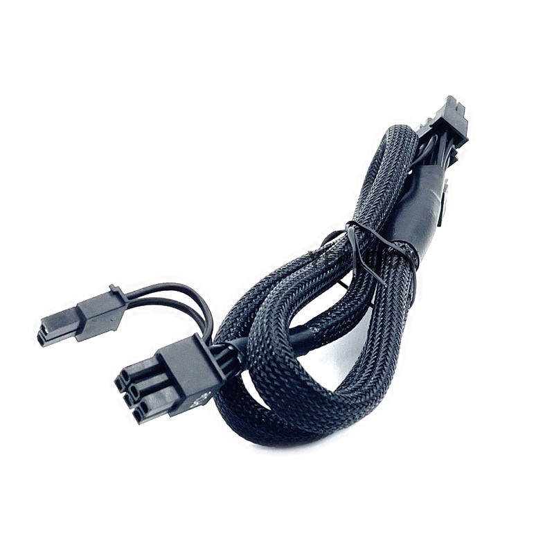 PSU 8Pin ถึง 2x PCI-e 8Pin 6 + 2Pin GPU VGA Power Cable Sleeved 60 + 20 ซม.สําหรับ CORSAIR CX430 CX4