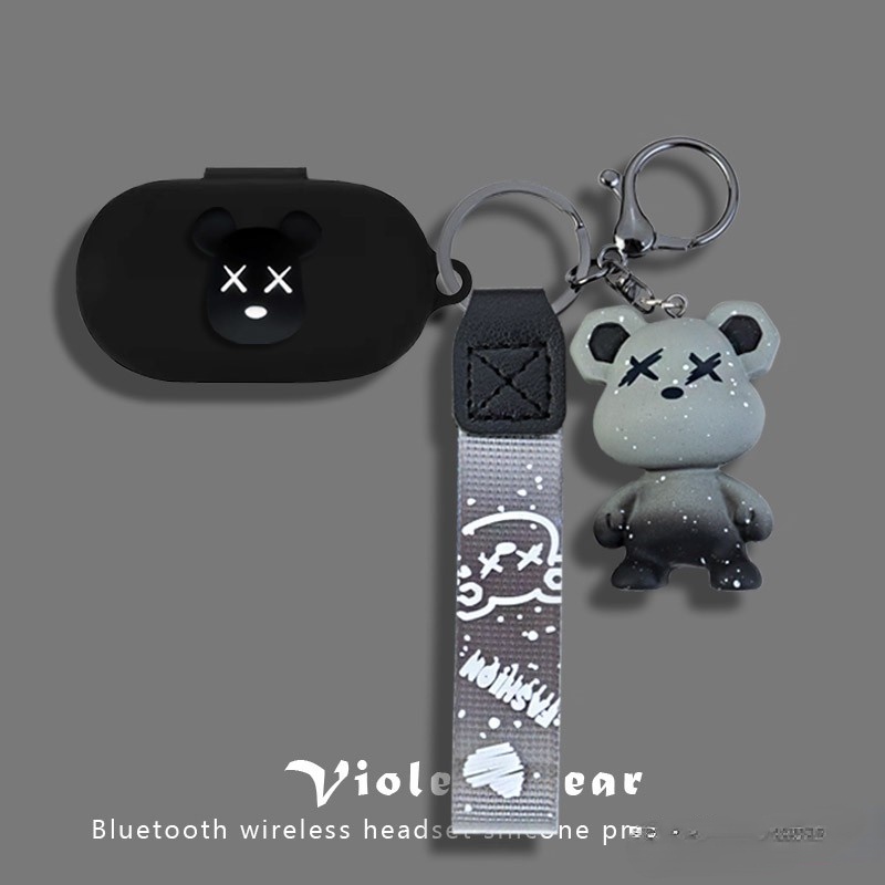 For JBL Soundgear Sense Case Pokémon Pikachu Keychain Pendant Cartoon Bulldog JBL Soundgear Sense Si