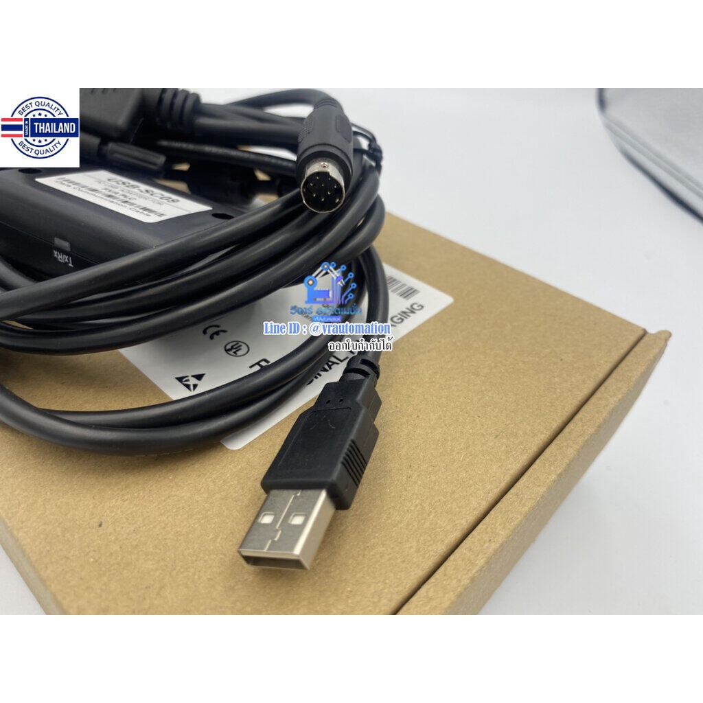 สาย link PLC Mitsubishi ใช้กัรุ่น FX และ A series แชนิด USB-SC09 cable