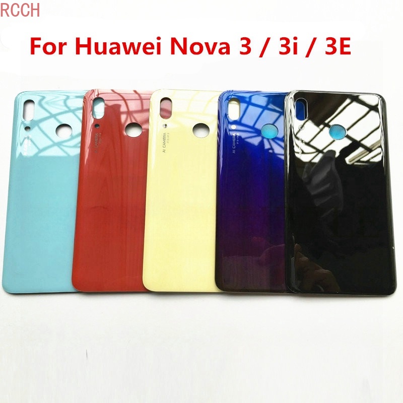 ฝาครอบแบตเตอรี่ด้านหลัง แบบเปลี่ยน สําหรับ Huawei Nova 3 Nova 3i 3E