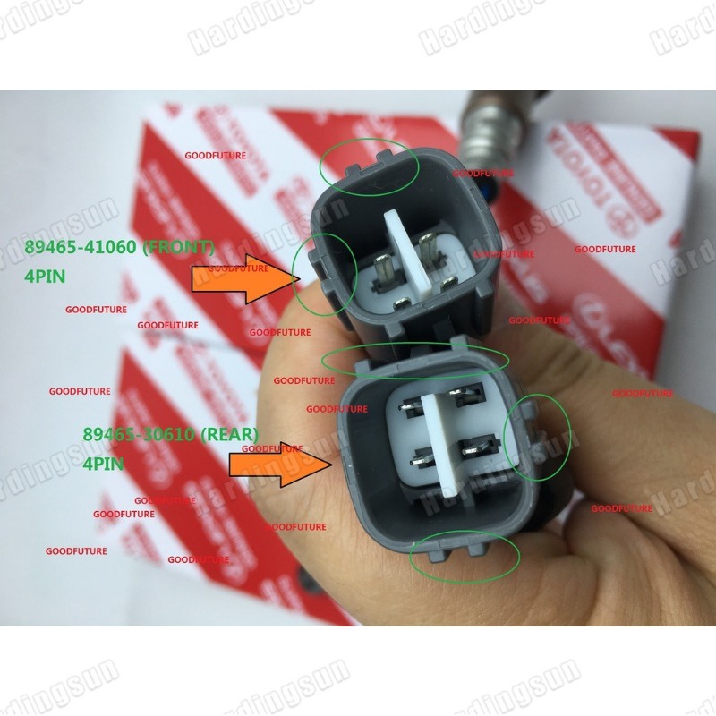 เซ็นเซอร์ออกซิเจน FRONT & REAR # LAMBDA O2 SENSOR # TOYOTA ESTIMA 3.0 MCR30/40 99-05″, ALPHARD 3.0 MNH10/15 2003-2005″ (1MZ)