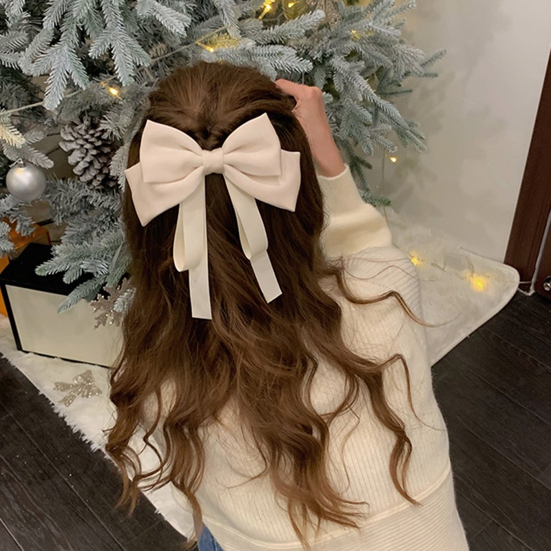 ในไทย💖กิ๊บติดผมใหม่ริบบิ้นคู่ประดับโบว์ขนาดใหญ่หรูหราผ้าซาตินสำคุณภาพสูงเกาหลีเกาหลีแฟชั่นสําหรับผู้หญิง.COD - รูปที่ 2