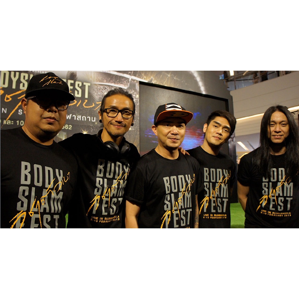 【ส่วนลดร้านค้าใหม่】 เสื้อ bodyslam ของแท้ 100% รุ่น V1 V2 V3 มือ 1 ไม่ผ่านการใช้งาน เสื้อยืดคอตตอนS-