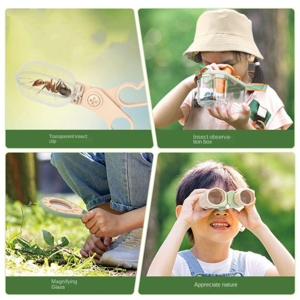 Lacyeszb ชุดของเล่นเต็นท์ ตั้งแคมป์ กางเต็นท์ป๊อปอัพ แคมป์ปิ้ง ของเล่นสํารวจธรรมชาติ กลางแจ้ง รวมบั๊กแคชเชอร์ ของเล่นแคมป์ปิ้ง ชุดผจญภัย สําหรับเด็ก ชุดตั้งแคมป์ เดินป่า ของเล่น