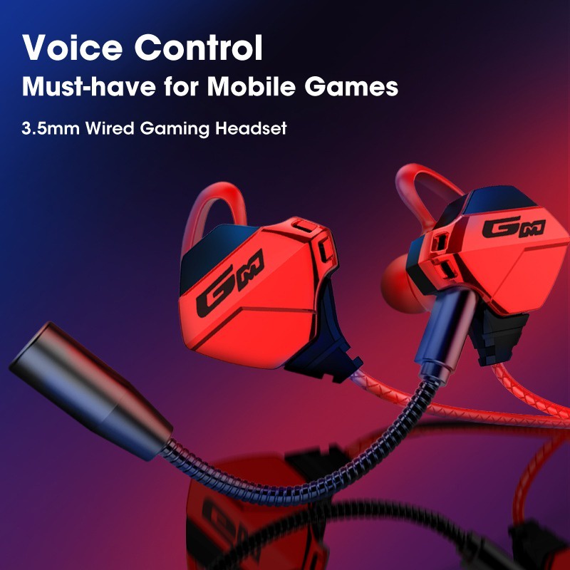 G10 หูฟังเกมสเตอริโอ Game Earphone หูฟังสำหรับเล่นเกม ใช้ได้ทั้งมือถือ และคอม หูฟังเกมเมอร์แบบมีสาย