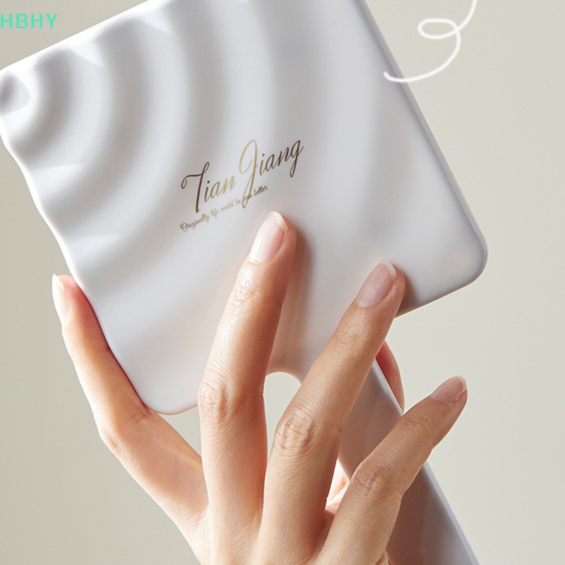 【HB】กระจกแต่งหน้า ทรงสี่เหลี่ยม แบบพกพา【HY】