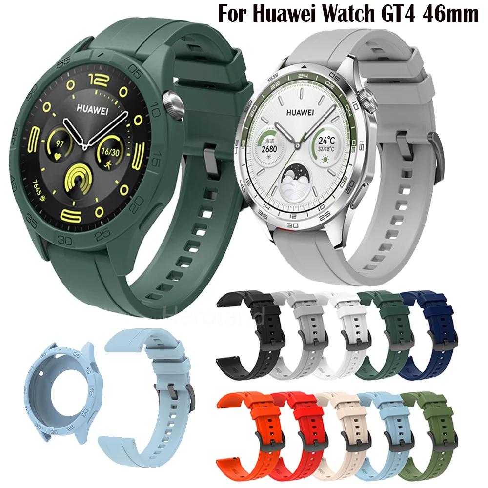 สายนาฬิกาข้อมือซิลิโคน 22 มม. สําหรับ Huawei Watch GT 4 46 มม. Huawei GT4 46 มม.