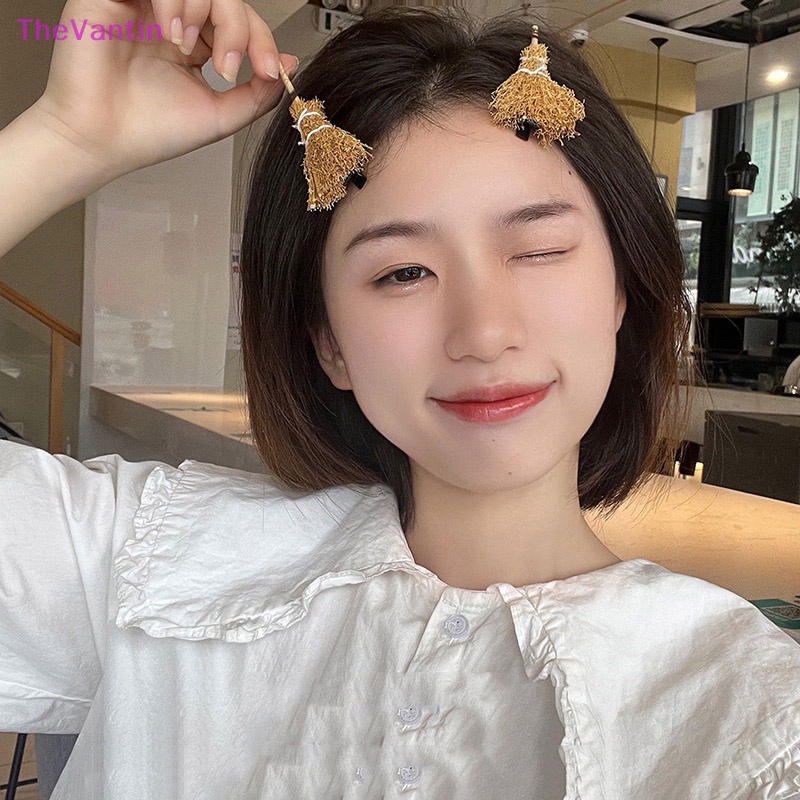 Thevantin กิ๊บติดผม ไม้กวาด ขนาดเล็ก สําหรับผู้หญิง กิ๊บปากเป็ด ปิ่นปักผม กิ๊บติดผม เครื่องประดับผม เด็กผู้หญิง สินค้าดี