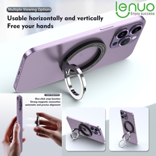 Lenuo แหวนแม่เหล็กติดโทรศัพท์มือถือ 360 องศา° ขาตั้งปรับได้ …