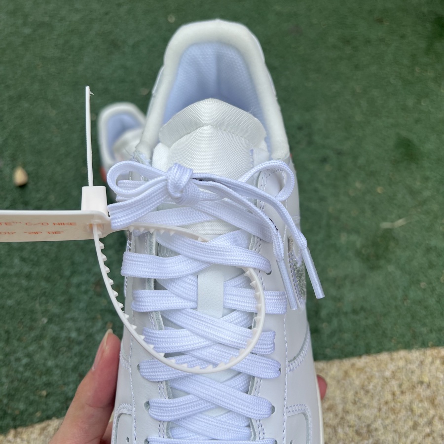 2023New OFF-WHITE x NK Air Force 1 Low White Silver AF1 Sneakers Running shoes AO4297-100