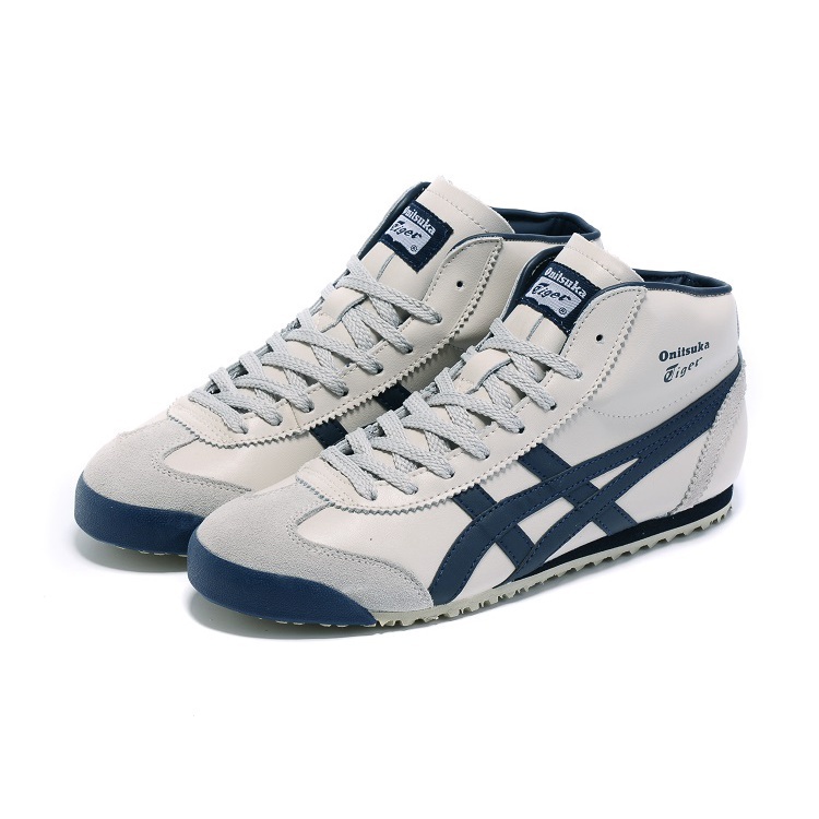 Sell well ASICS Onitsuka Tiger Mexico 66 [genuine 100%] leather shoes for men and women sports casual running beige blac