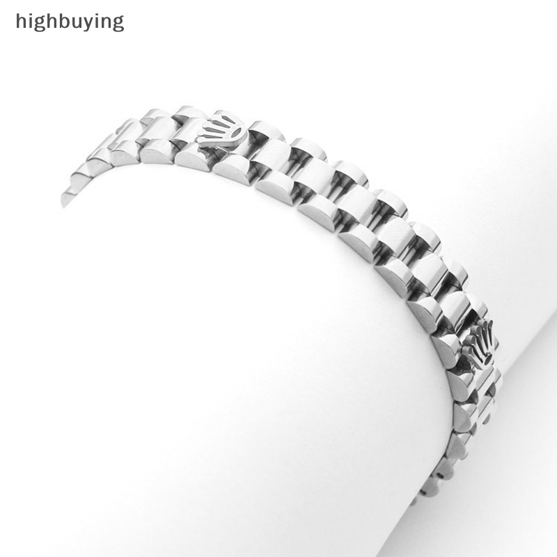 [highbuying] แฟชั่น สวยหรู มงกุฎ สร้อยข้อมือ สเตนเลส นาฬิกา โซ่ กําไลข้อมือ สําหรับผู้ชาย ผู้หญิง คู่รัก เครื่องประดับ ของขวัญ ใหม่ พร้อมส่ง