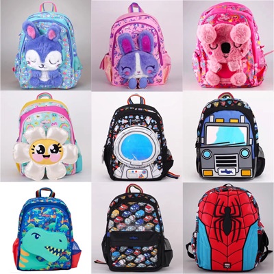 Australia smiggle Kindergarten Elementary School Grade 1-3 Cartoon Medium School Bag