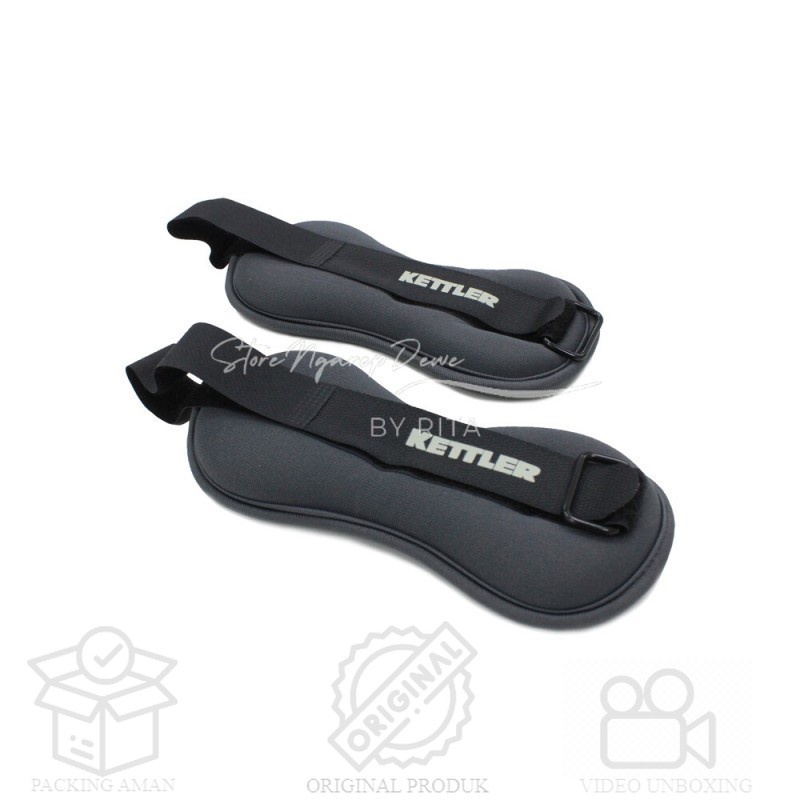 FOOT BAND Kettler 3KG/PAIR Footband FOOT Weights มือออกกําลังกาย Running Jogging สภาพใหม่ ของแท้ 100