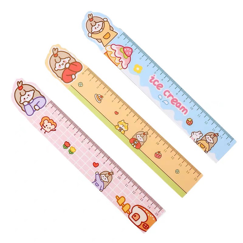 CUTE FLEXIBLE MAGNETIC RULER / CUTE LINE ANIMAL MOTIF / CARTOON SOFT RULER - ห้างสรรพสินค้าหยวน