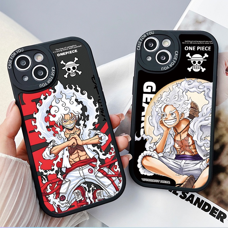 เคสซิลิโคนนิ่ม ลายการ์ตูนลูฟี่วันพีช สําหรับ iQOO Z7 Z7x 11 Vivo T1 X50 X60 X70 X80 X90 5G Pro XMD P138