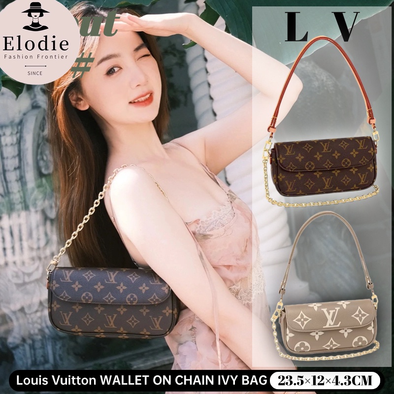 (ราคาต่ำสุดใน shopee) Louis Vuitton Pochette LV #Ivy #Metis #Pochette Felicie #POCHETTE ACCESSOIRES Chain bag