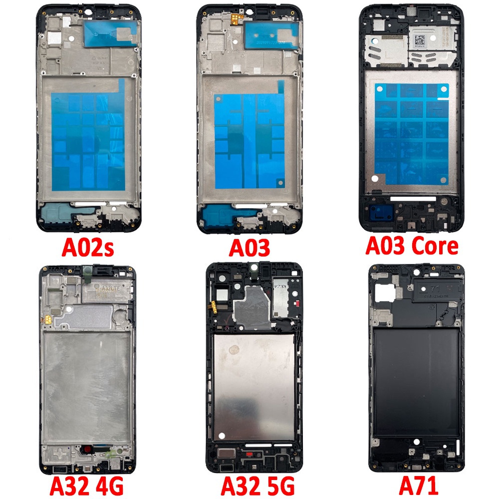 อะไหล่กรอบหน้าจอ LCD แบบเปลี่ยน สําหรับ Samsung Galaxy A02 A02S A03S A03 Core A04 A04S A04E A32 4G 5G A34