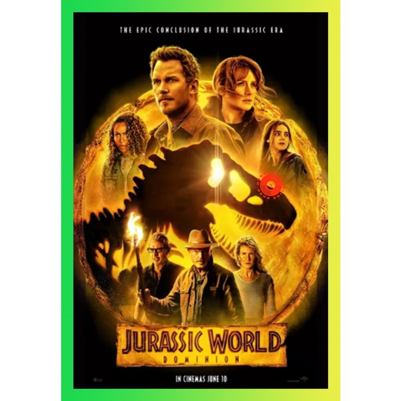 NEW DVD Jurassic World Dominion (2022) จูราสสิค เวิลด์ ทวงคืนอาณาจักร (เสียง ไทย/อังกฤษ | ซับ ไทย/อังกฤษ) DVD NEW Movie
