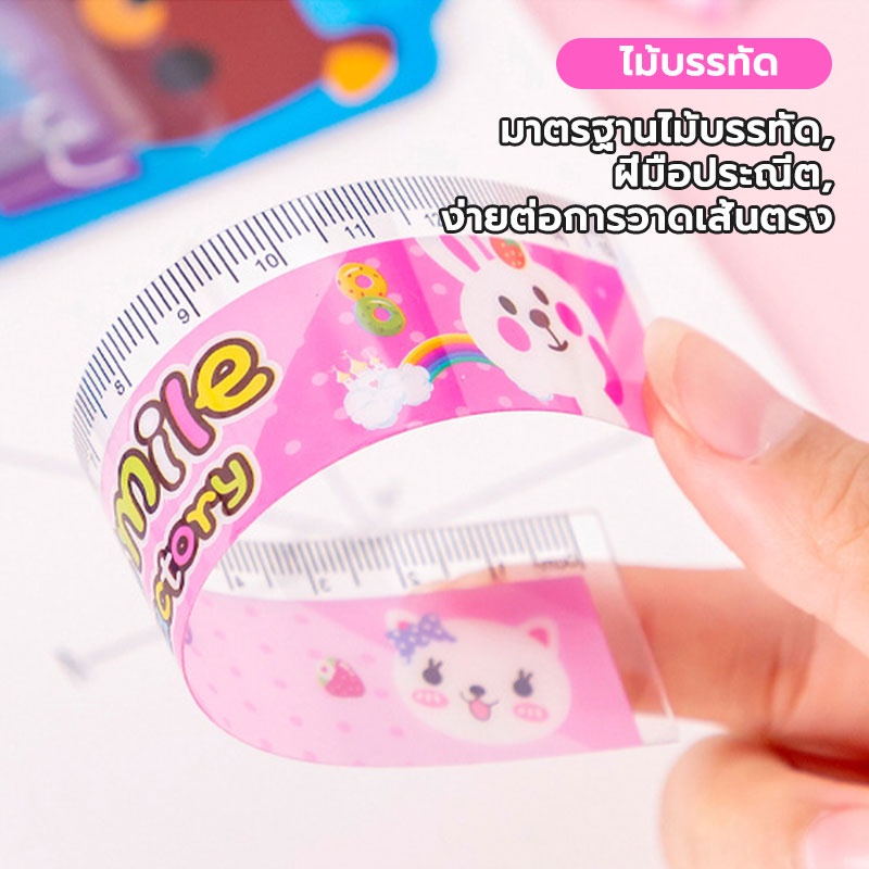 ชุดเครื่องเขียน แพ็ค 5 ชิ้น (ดินสอ ยางลบ ไม้บรรทัด กบเหลา) - รูปที่ 4