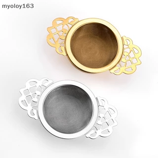 Myoloy ตะแกรงกรองชา สเตนเลส แบบสองชั้น สําหรับห้องครัว TH