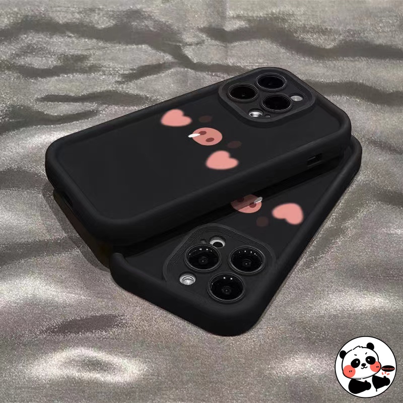 หมูสําหรับ OPPO Reno 11 9 Pro 8 7 Lite 8Z 7Z 8T 5Z 4Z R17 R15 5G 4G น่ารักการ์ตูนสีชมพู Soft TPU เคส