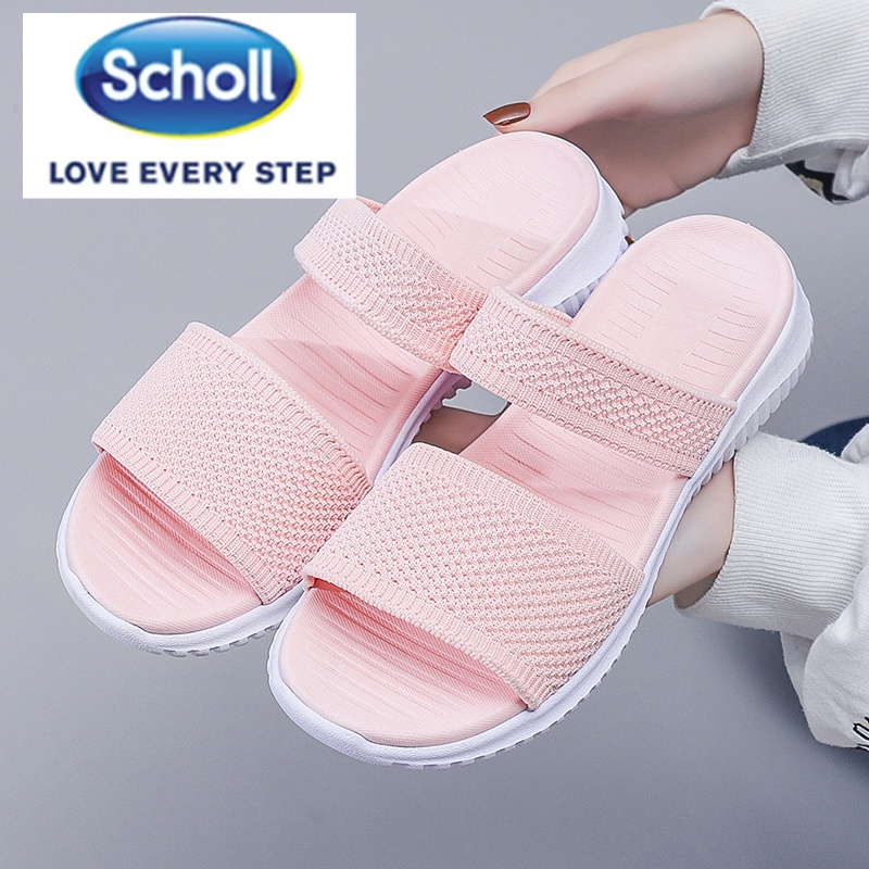 Scholl รองเท้าผู้หญิง scholl scholl scholl รองเท้าแตะชายหาดแบนผู้หญิง scholl Slides รองเท้า scholl ผู้หญิงรองเท้าแตะโบฮีเมียผู้หญิง