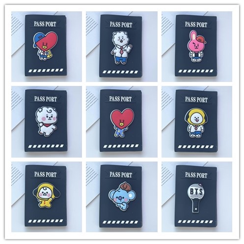 BTS Passport Cover Passport Holder Passport Protective Case