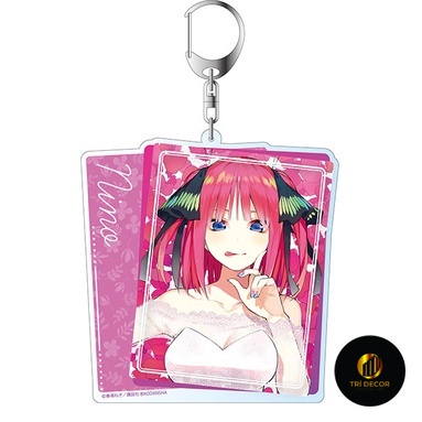Quintessential Quintuplets Nino Nakano 02 พวงกุญแจกระเป๋าเป้สะพายหลังอุปกรณ์ตกแต่ง