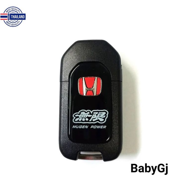 กุญแจพัHonda Mugen/type-R กรอกุญแจฮอนด้า 2ปุ่ม กรอmugen type-r
