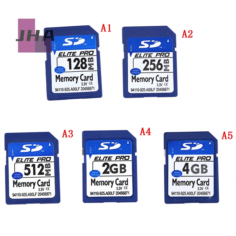 [JHA] ใหม่ การ์ดหน่วยความจําดิจิทัล 128MB 256MB 512MB 2GB 4GB SD