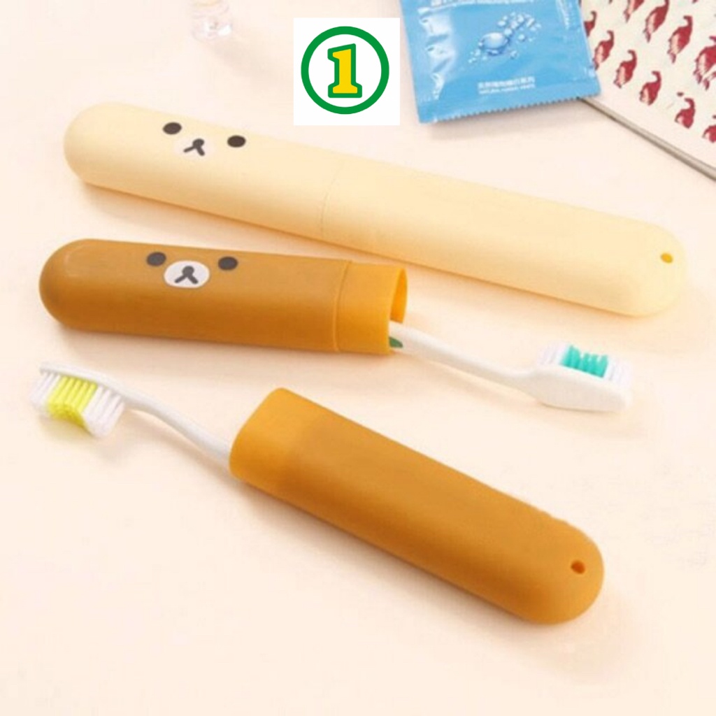 พร้อมส่ง ถูกสุด ที่เก็บแปรงสีฟัน คุมะ น่ารักมาก พกสะดวก 3 สี