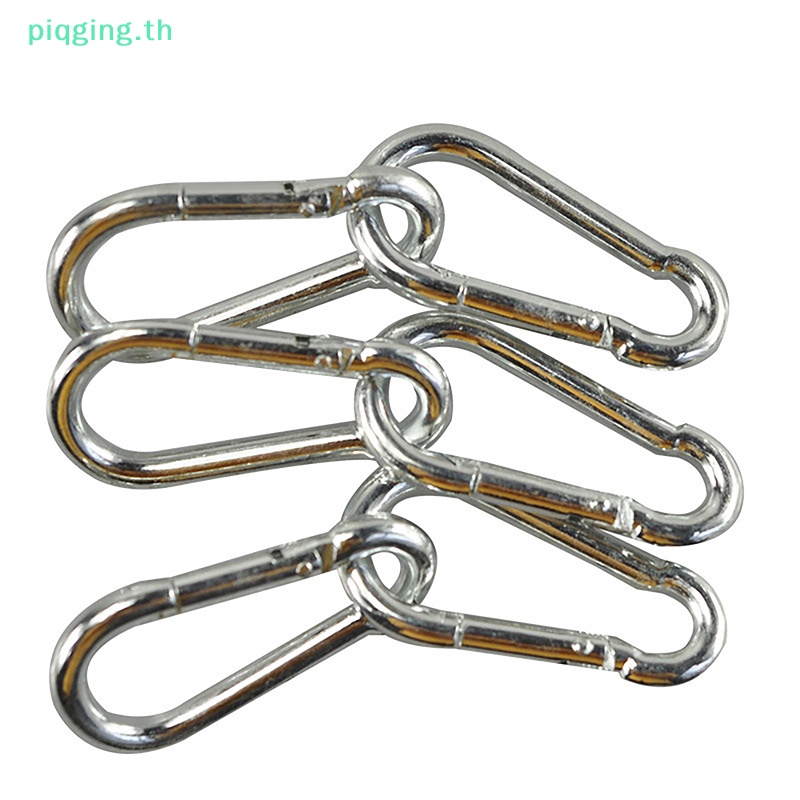 Piqging คลิปตะขอพวงกุญแจ คาราบิเนอร์ เหล็กสเตนเลส สําหรับตั้งแคมป์ เดินป่า ท่องเที่ยว 1 ชิ้น