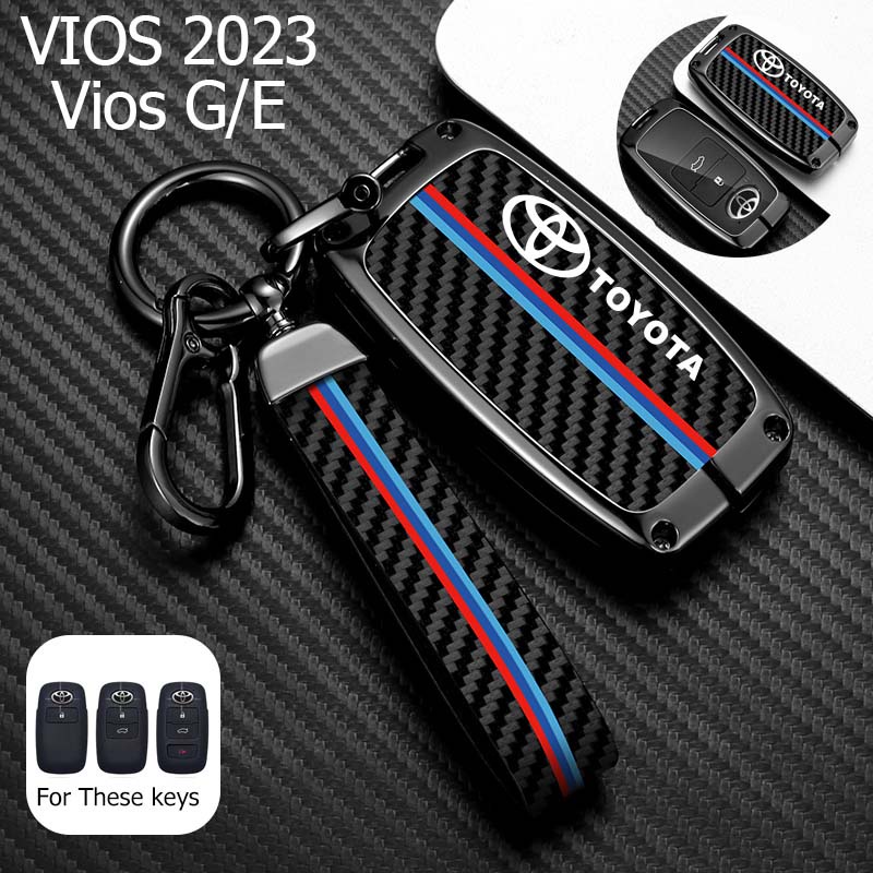 เคสกุญแจรีโมทรถยนต์ สําหรับ Toyota Yaris Cross 2023 Vios Raize Veloz AVANZA 2022-2024