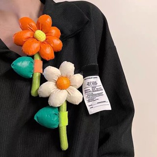 ใหม่ น่ารัก ผ้าแฮนด์เมด ดอกไม้ เข็มกลัด อุปกรณ์เสริม สร้างสร…