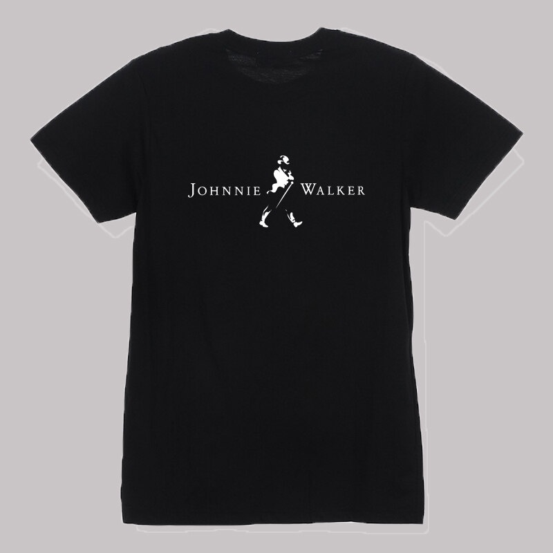 เสื้อยืด จอนนี่วอกเกอร์ Johnnie Walker เสื้อใส่สบาย ผ้า Cotton100% ผ้าดีหนานุ่มใส่สบาย Street shirt S-5XL
