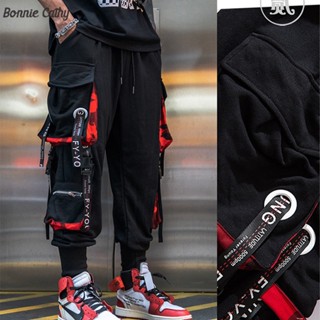 Bonnie Cathy  Bonnie Cathy กางเกงคาร์โก้ สตรีทสตรีมเมอร์ อเน…