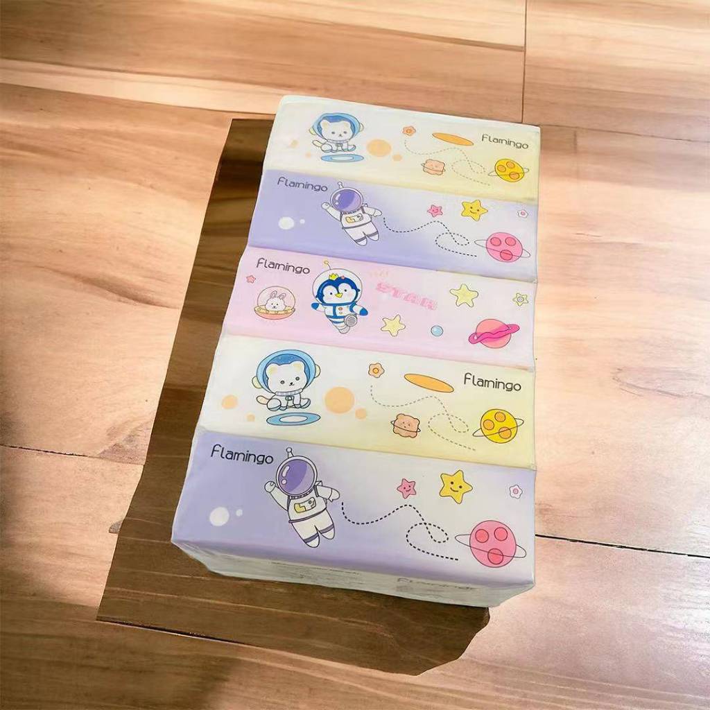 (รุ่น33) กระดาษทิชชู่ (1ห่อ 60แผ่น) 1แพ็ค5ห่อ (คละลาย) กระดาษเช็ดหน้า ความหนา2ชั้น/2003 - รูปที่ 2