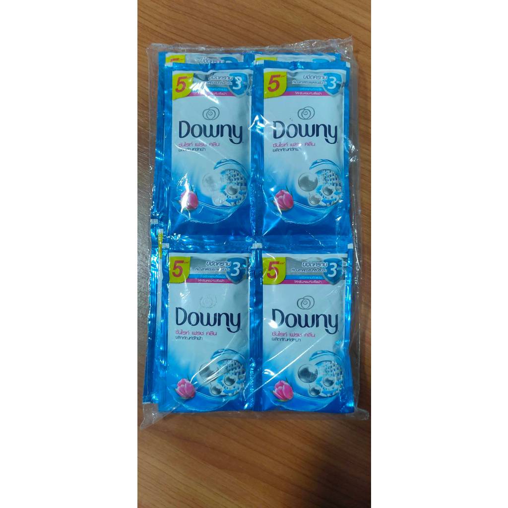 [12 ซอง]น้ำยาซักผ้าผลิตภัณฑ์ซักผ้าผ้า Downy แพ็คสุดคุ้มขนาด 29 ml  ดาวน์นี่ ซักผ้าเข้มข้นสูตรตากผ้าในที่ร่ม