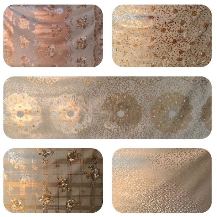 3D GOLD BASE TABLE CURTAIN / GOLD TABLE MAT / METER TABLE MAT 4/6/8/10 / COFFEE TABLE CURTAIN / COFF